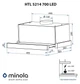 Вытяжка телескопическая Minola HTL 5214 WH 700 LED - изображение 10