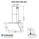 Вытяжка декоративная наклонная Minola HVS 6242 IV 700 LED - изображение 10