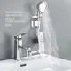 Душова лійка-насадка зі шлангом Faucet With Shower, набір з фільтром та перехідником на кран (сріблястий комплект) - зображення 2