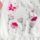 Костюм (футболка+шорты) Matusya New 61-67 см Белый с розовым 3106 - изображение 2
