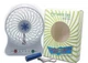 Вентилятор настольный Mini Fan с аккумулятором 18650 белый - изображение 2