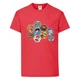 Футболка дитяча Щенячий патруль (Paw Patrol) червона (puppies-6-red) розмір 104 см - зображення 1