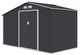 Садовий будиночок металевий HardMaster MADISON 11x6 Cold Grey 342x191 см 003991 - зображення 5