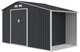 Садовий будиночок металевий HardMaster MADISON 11x6 Cold Grey 342x191 см 003991 - зображення 8