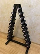 Гантельный ряд RN-Sport BLACK 1-10 кг со стойкой - изображение 5