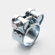 Хомут силовий Mini оцинкований W1 6-8 (пач 50 штук) (APRO) - зображення 1