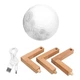 Настільний акумуляторний світильник Magic 3D Moon Lamp -MA-4158. - зображення 6