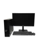 Комплект ПК: Lenovo ThinkStation P310 SFF / Intel Xeon E3-1225 v5 (4 ядра по 3.3-3.7 GHz) / 8GB DDR4 / 120GB SSD + 500GB HDD / Intel HD Graphics P530 + Монитор 24" TN / VGA, DVI + Кабели, мышка и клавиатура б/у - изображение 2