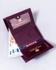 Жіночий шкіряний гаманець Peterson із захистом RFID 7 х 10,5 х 1,5 см (RD-AL5617-MCL-PU) фіолетовий - изображение 6