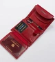 Жіночий шкіряний гаманець Peterson із захистом RFID 10 х 12,5 х 2 см (PTN RD-357-MCL-M-414) червоний - изображение 5