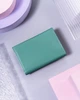 Жіночий шкіряний гаманець Peterson із захистом RFID 7 х 10,5 х 1,5 см (RD-AL5617-MCL-LB) мʼятний - изображение 3
