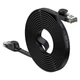 Патч-корд мережевий кабель Baseus high Speed Six types of RJ45 Gigabit network cable (flat cable) |10m| - зображення 1