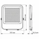 LED прожектор PREMIUM VIDEX F2 100W 5000K - зображення 5