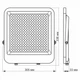 LED прожектор VIDEX PREMIUM F2 200W 5000K (VL-F2-2005G) - изображение 5