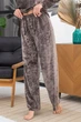 Піжама: джемпер та брюки Roksana 54(4XL) Коричневий велюр (86660) - зображення 4