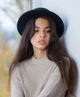 Шляпа унисекс No Brand Канотье с устойчивыми полями и белой лентой черная - изображение 2