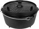 Котел-жарівня чавунна Petromax Dutch Oven ft12 на ніжках 10.8 л (4250435707081) - зображення 1
