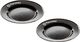 Набор тарелок эмалированных Petromax Enamel Plates 26 см 2 шт Черный (4250435731185) - изображение 1