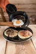 Набор тарелок эмалированных Petromax Enamel Plates 18 см 2 шт Черный (4250435731161) - изображение 5