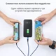 Кабель зарядки и синхронизации MicroUSB, Type-C, Lightning TOPK AN24 3 в 1 Blue - изображение 3