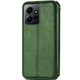 Шкіряний чохол книжка GETMAN Cubic (PU) для Xiaomi Redmi Note 12 4G Зелений - зображення 3