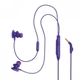 Наушники проводные вакуумные с микрофоном JBL Quantum 50 Purple (JBLQUANTUM50PUR), для геймеров, 20 Гц-20 кГц, регулятор громкости, ответ на звонок - изображение 1