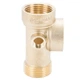 Соединитель пятивыводной 80мм 1”М×1”F×1”F×1/4”M×1/4”F ∠180° AQUATICA (779599) - изображение 1