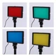 Светодиодная лампа LED Square Fill Light для фото и видео 10х15 см лампа для фона c фильтрами - изображение 2