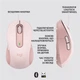 Миша бездротова Logitech Signature M650 L Rose (910-006237) - зображення 4