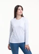 Лонгслив женский Наталюкс XL белый (4123583200051) - изображение 2