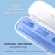 Кейс для хранения стилуса Apple Pencil (1-2 поколение) пластик Бело-розовый - изображение 3