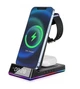 Док-станція Qitech 4в1 Wireless Charger 15W для Apple Watch/Airpods/iPhone - зображення 2