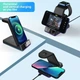 Док-станція Qitech 4в1 Wireless Charger 15W для Apple Watch/Airpods/iPhone - зображення 7