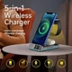 Док-станція Qitech 4в1 Wireless Charger 15W для Apple Watch/Airpods/iPhone - зображення 8