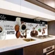 Кухонный фартук Скинали City Coffee (виниловая пленка наклейка ПВХ ) кофе зерна турка Белый 60х200 см - изображение 1