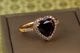 Кольцо Xuping Jewelry сердце океана с красным камнем р 20 золотистое - изображение 2