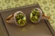 Кільце Xuping Jewelry малинки із салатовим каменем р 16 золотисте - зображення 2