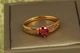 Кільце Xuping Jewelry душове дбайливе з червоним фіанітом р 20 золотисте - зображення 2