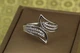 Кольцо Xuping Jewelry крылышки 18 р серебристое - изображение 1