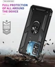 Чехол Shield для Xiaomi Redmi 12C бампер противоударный с подставкой Black - изображение 4