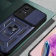 Чехол Hide Shield для Xiaomi Redmi Note 12S бампер противоударный с подставкой Blue - изображение 5
