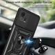 Чехол Hide Shield для Motorola Moto G72 бампер противоударный с подставкой Black - изображение 2