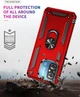 Чохол Shield для Xiaomi Redmi 12C протиударний бампер з підставкою Red - зображення 4