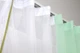 Кухонные шторы VR-Textil № 017к комбинированные с подвязками мятный с белым 270х170 см (52-0259) - изображение 4