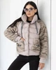 Зимняя женская куртка UF-fashion Зірка 2 - АП норма 48 бежевый - изображение 2