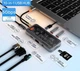 Хаб Asometech 10в1 100W (Type-C to 4K HDTV/VGA/SD/TF Card/USB 3.0/3.5mm/PD Fast Charge) - зображення 1