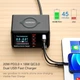 Док-станція Asometech 100W 9в1 Type-C/USB/Qi Wireless charger (black) - зображення 2