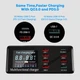 Док-станція Asometech 100W 9в1 Type-C/USB/Qi Wireless charger (black) - зображення 11