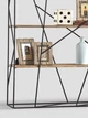 Дизайнерський Стелаж в стилі Loft Design 120x40x200h Сірий/Дерево ATL189 - зображення 3