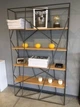 Дизайнерський Стелаж в стилі Loft Design 120x40x200h Сірий/Дерево ATL189 - зображення 10